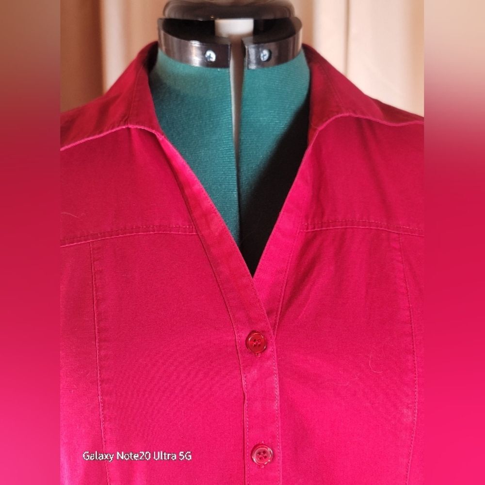 0898. Style & Co. ~ RED As a Stop Sign ~ 12 ~ - Picture 3 of 10